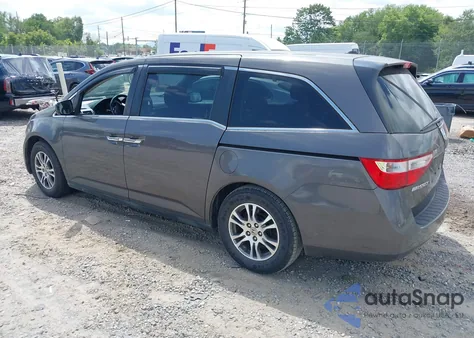 2011 Honda Odyssey Ex-L from USA, damaged, VIN 5FNRL5H65BB030927